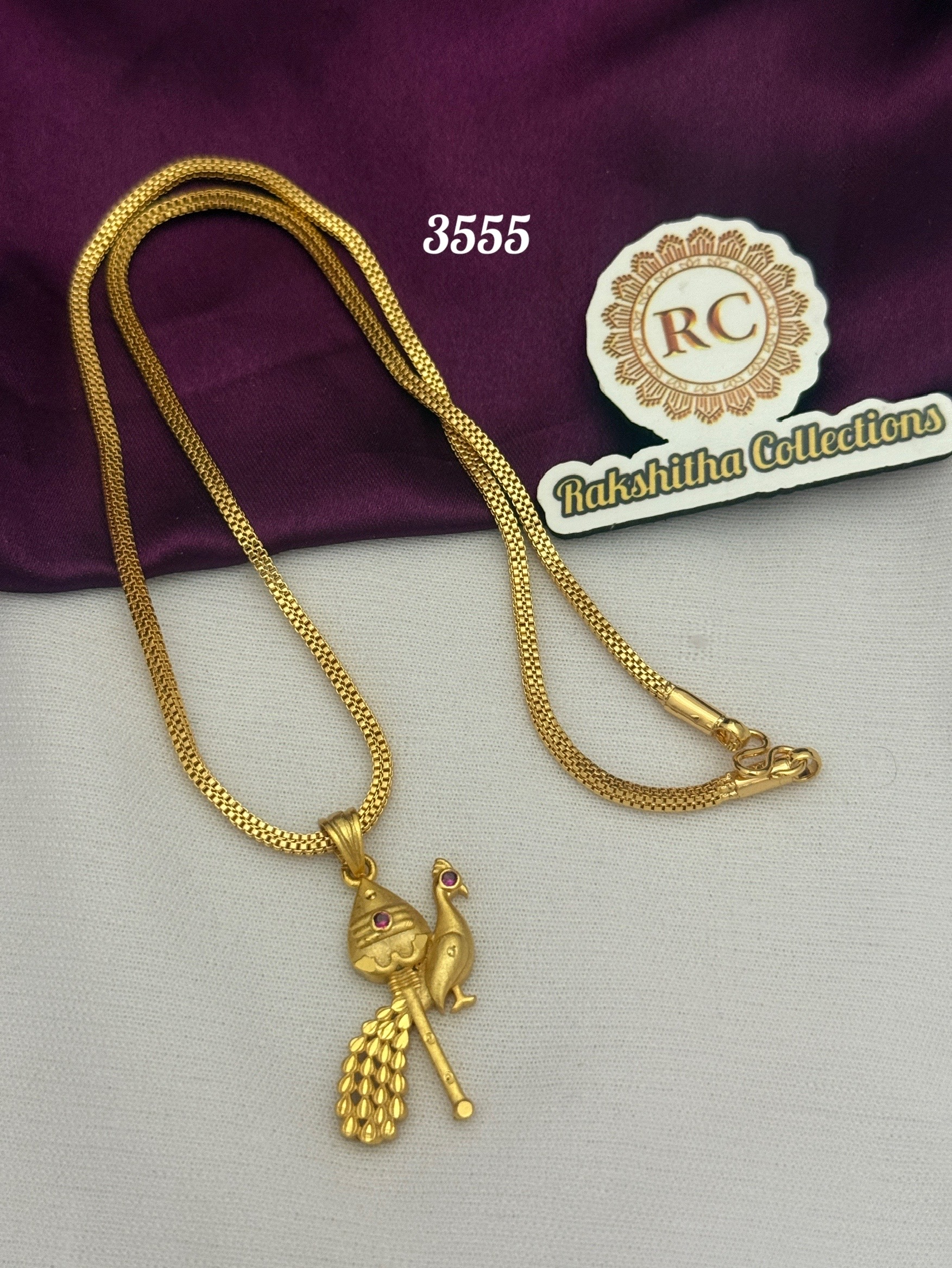 Gold replica short chain RC3555