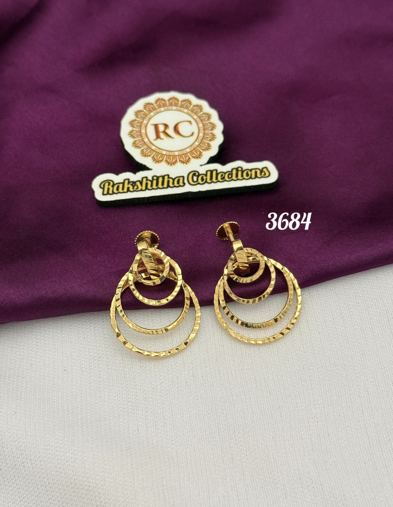 2 in 1 earring RC3684
