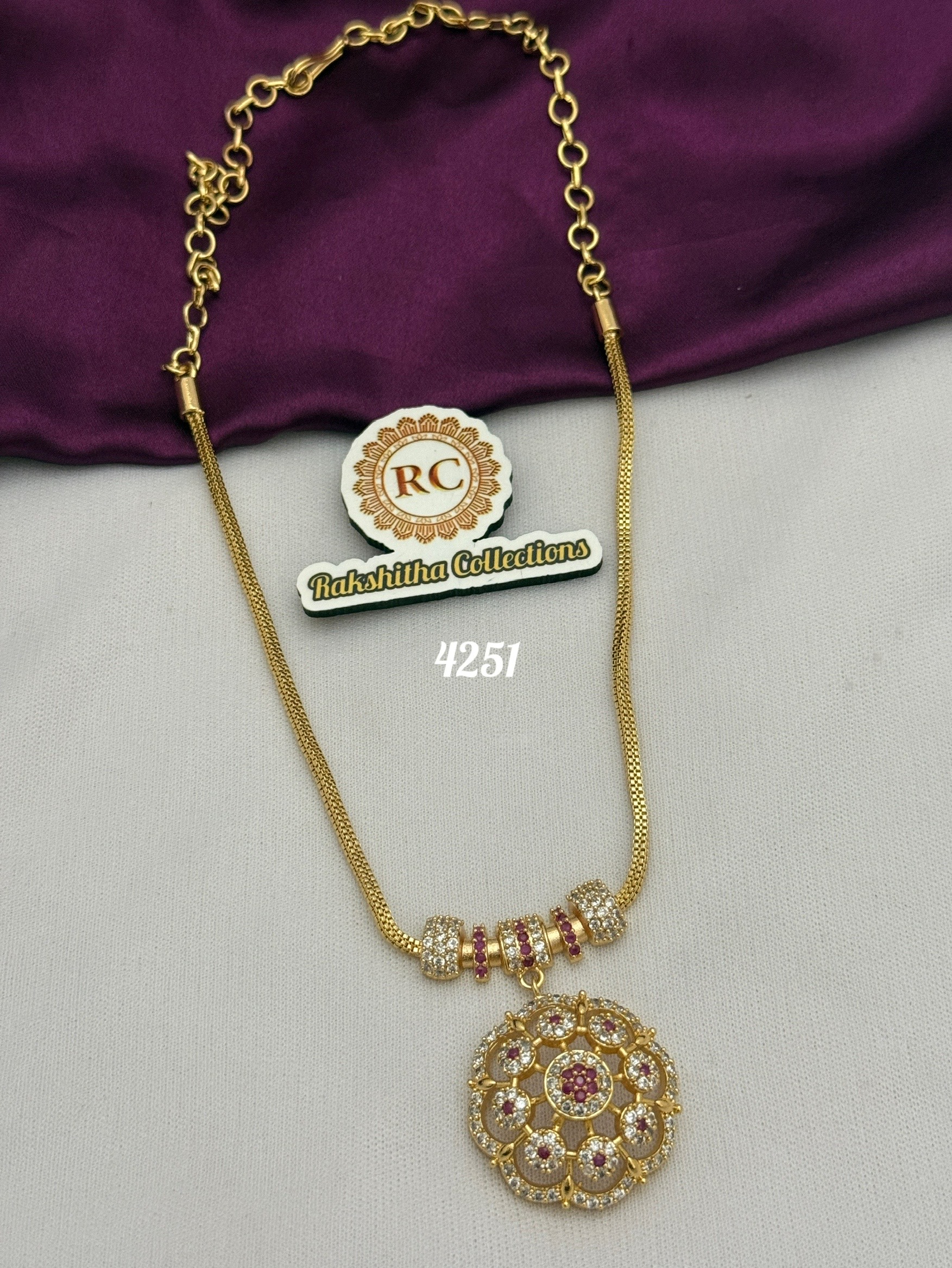 Stone necklace RC4251