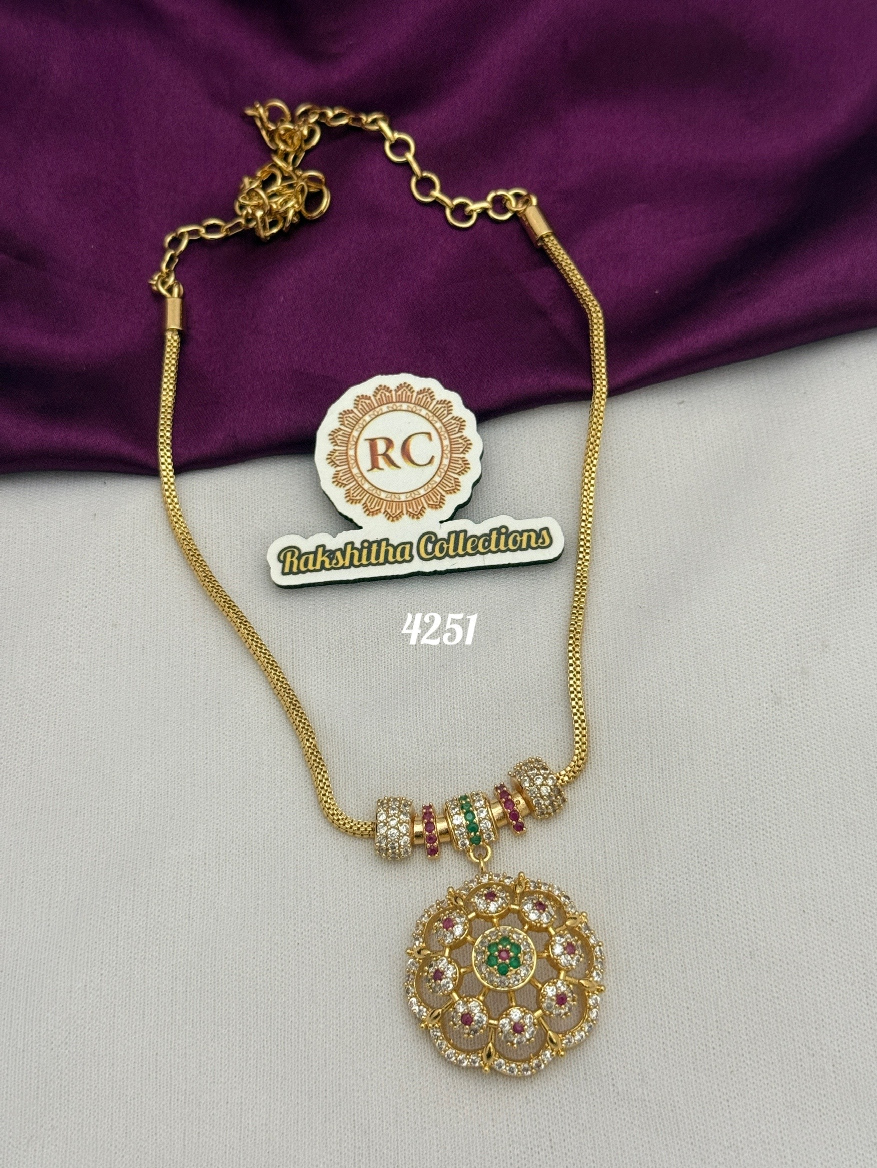 Stone necklace RC4251 - Image 2