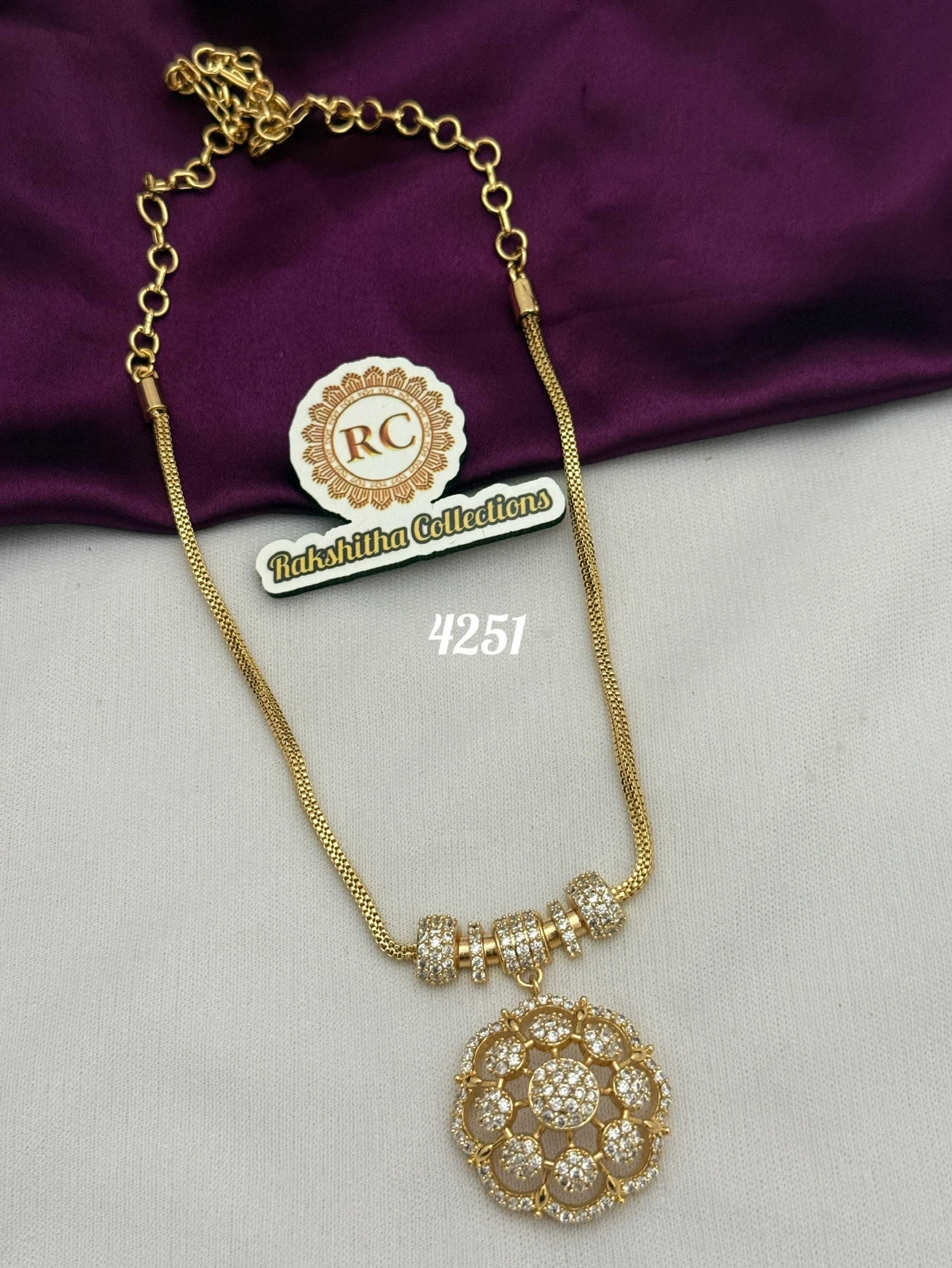 Stone necklace RC4251 - Image 3