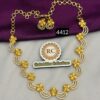 Real gold look necklace RC4412