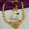 Gold look necklace RC4451