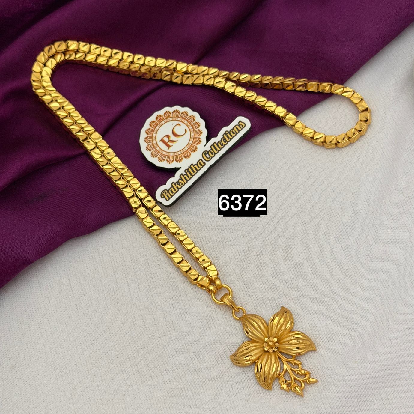 Gold replica dollar chain RC6372