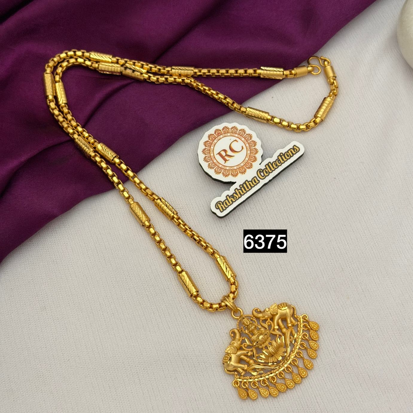 Gold replica dollar chain RC6375