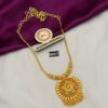 Gold look necklace RC6662