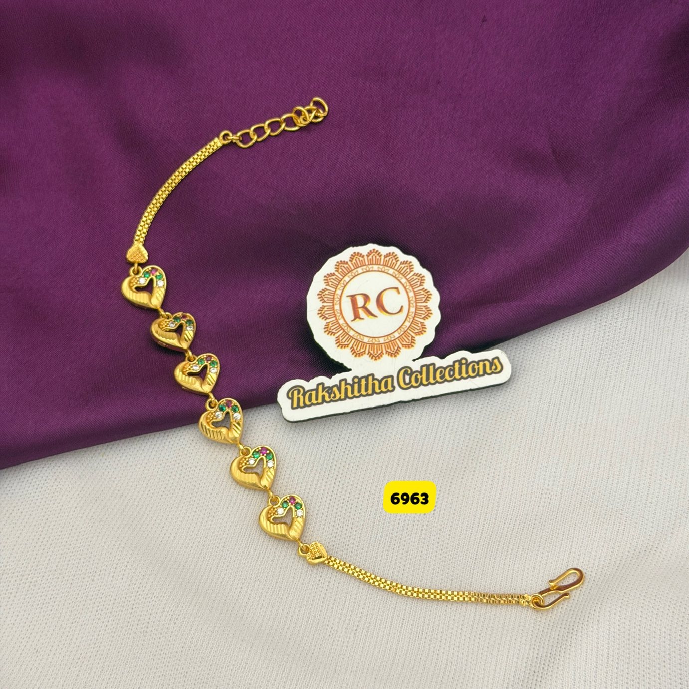 Gold look bracelet RC6963